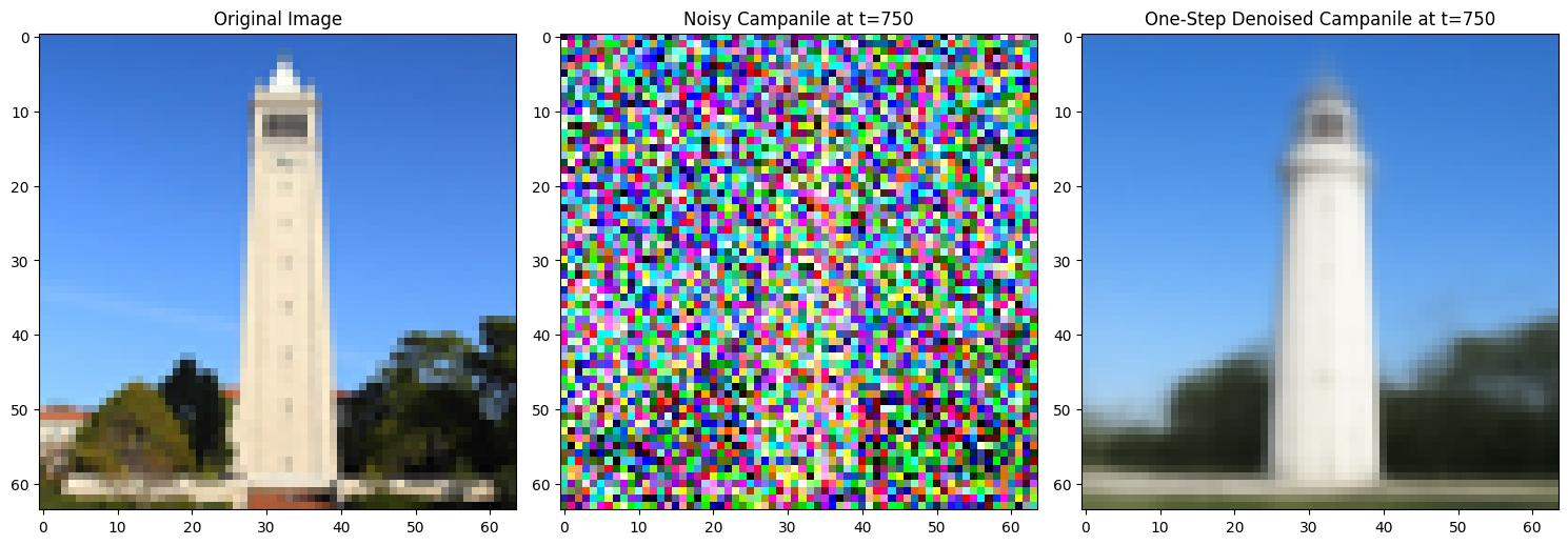 One-Step Denoising